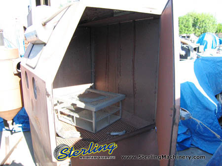 used zero blast-n-peen blast cabinet w/ dust collector 220-1-9-900 R/DF