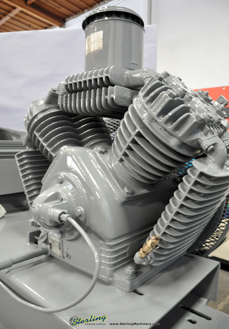 used devil bliss tank mounted twin air compressor VAW55DDG