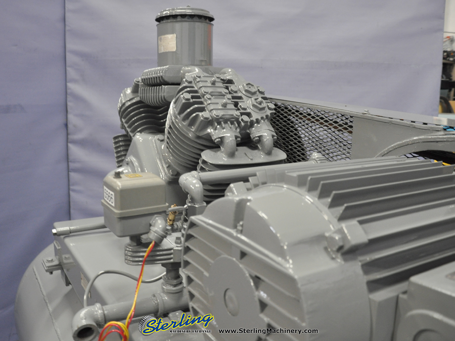 used devil bliss tank mounted twin air compressor VAW55DDG
