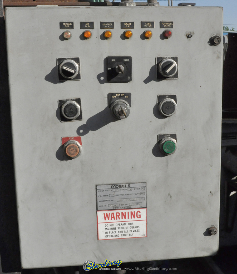 used cleveland straight side mechanical press SS1-300-36-42