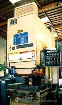 used cincinnati progressive hydraulic punch press 110-OBS