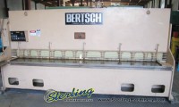 bertsch hydraulic power squaring shear 4-144 SERIES 500