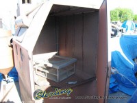 used zero blast-n-peen blast cabinet w/ dust collector 220-1-9-900 R/DF