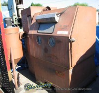 used zero blast-n-peen blast cabinet w/ dust collector 220-1-9-900 R/DF