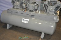 used devil bliss tank mounted twin air compressor VAW55DDG