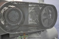 used devil bliss tank mounted twin air compressor VAW55DDG