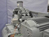 used devil bliss tank mounted twin air compressor VAW55DDG