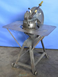 used rotex hand rotary turret punch 18-A