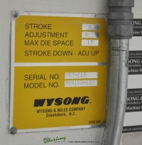 used wysong hydraulic press brake MTH100 - 120