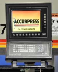 used accurpress cnc hydraulic press brake 717512