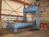 used dake hydraulic traveling h-frame straighting press