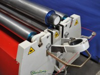 used davi hydraulic 4 roll double pinch power roll MCA 3017