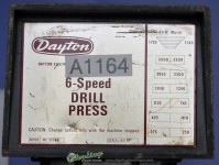 used dayton floor drill press 32568