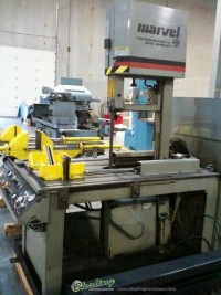 used marvel automatic tilting vertical bandsaw MV460 PC-2