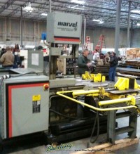 used marvel automatic tilting vertical bandsaw MV460 PC-2
