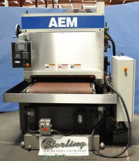 used aem wet type belt grinder 401-37-HDMW