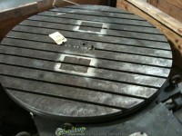 used w.b. knight powered rotary table for boring mills, and large machines 50