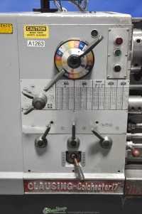used clausing colchester engine lathe 1760