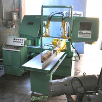 used w.f. wells automatic  horizontal bandsaw (twin post design) F-15