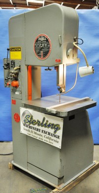 used doall vertical bandsaw 2013-10
