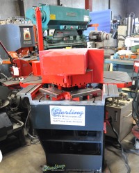 used comaca dual hydraulic variable angle notcher 25016