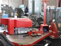 used comaca dual hydraulic variable angle notcher 25016