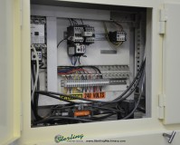 used cemco dual head belt grinder (belt/brush) (wet) 2000