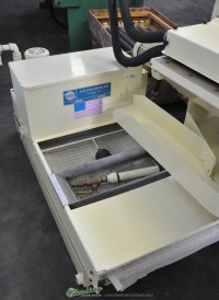 used cemco dual head belt grinder (belt/brush) (wet) 2000