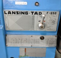 used lansing facing t - lathe TAD - F650