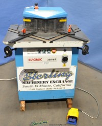 used euromac hydraulic variable angle power notcher 220-65