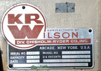 used kr wilson hydraulic hand h- frame press 2301838