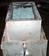 used burr-a-way vibro tumbler (tub type) N/A