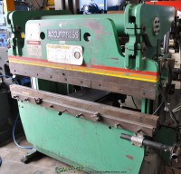 used accurpress cnc hydraulic press brake 7606