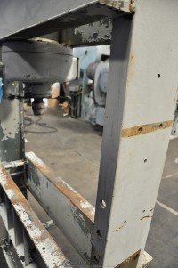 used dake motorized hydraulic h-frame press (missing motor) 75A