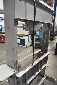 used dake motorized hydraulic h-frame press (missing motor) 75A