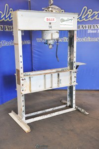 used dake motorized hydraulic h-frame press (missing motor) 75A