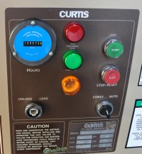 used curtis rotary type air compressor R/S 30B