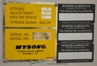 used wysong cnc hydraulic press brake MTH60-72
