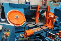 used peerless fully automatic (hydraulic swivel head) horizontal bandsaw 1400-A