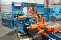 used peerless fully automatic (hydraulic swivel head) horizontal bandsaw 1400-A