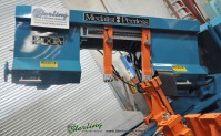 used peerless fully automatic (hydraulic swivel head) horizontal bandsaw 1400-A