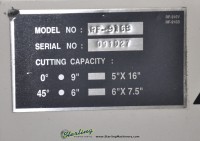 used rf horizontal band saw RF - 916B