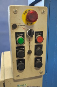 used royal hydraulics upacting h frame hydraulic press J102A
