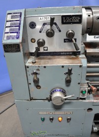 used victor gap bed engine lathe 1640G