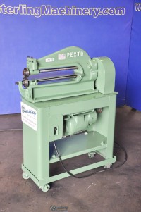 pexto & wilcox powered slitter machine 225SD