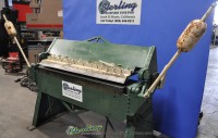 used chicago box & pan finger brake BPO-414-6
