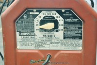 used lincoln arc welder AC-225-S