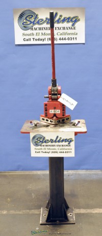 used central bench top hand notcher