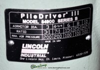 lincoln series b piledriver iii drum pump unit 84808 Piledriver III