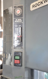 used delta/rockwell vertical bandsaw 28- 3x5